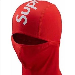 Supreme Red Balaclava 3M Reflective Face Covering